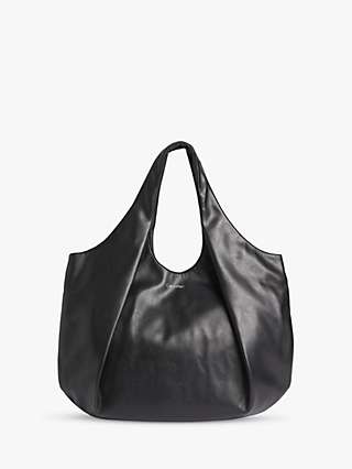 Calvin Klein Twisted Oversized Shopper Bag, Black