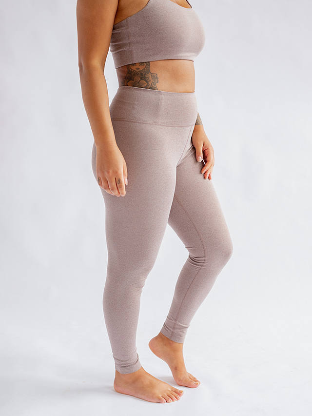 Girlfriend Collective Float High Rise 7/8 Leggings, Heather Cocoon