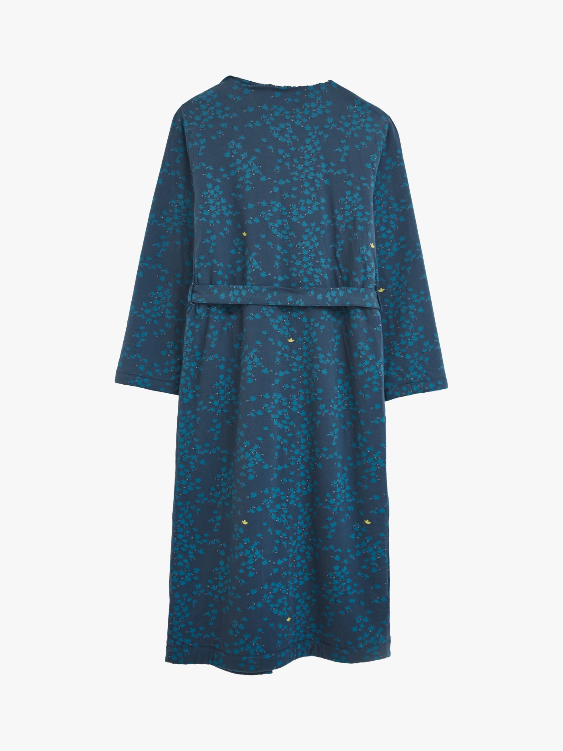 White Stuff Ava Lined Robe, Navy at John Lewis & Partners