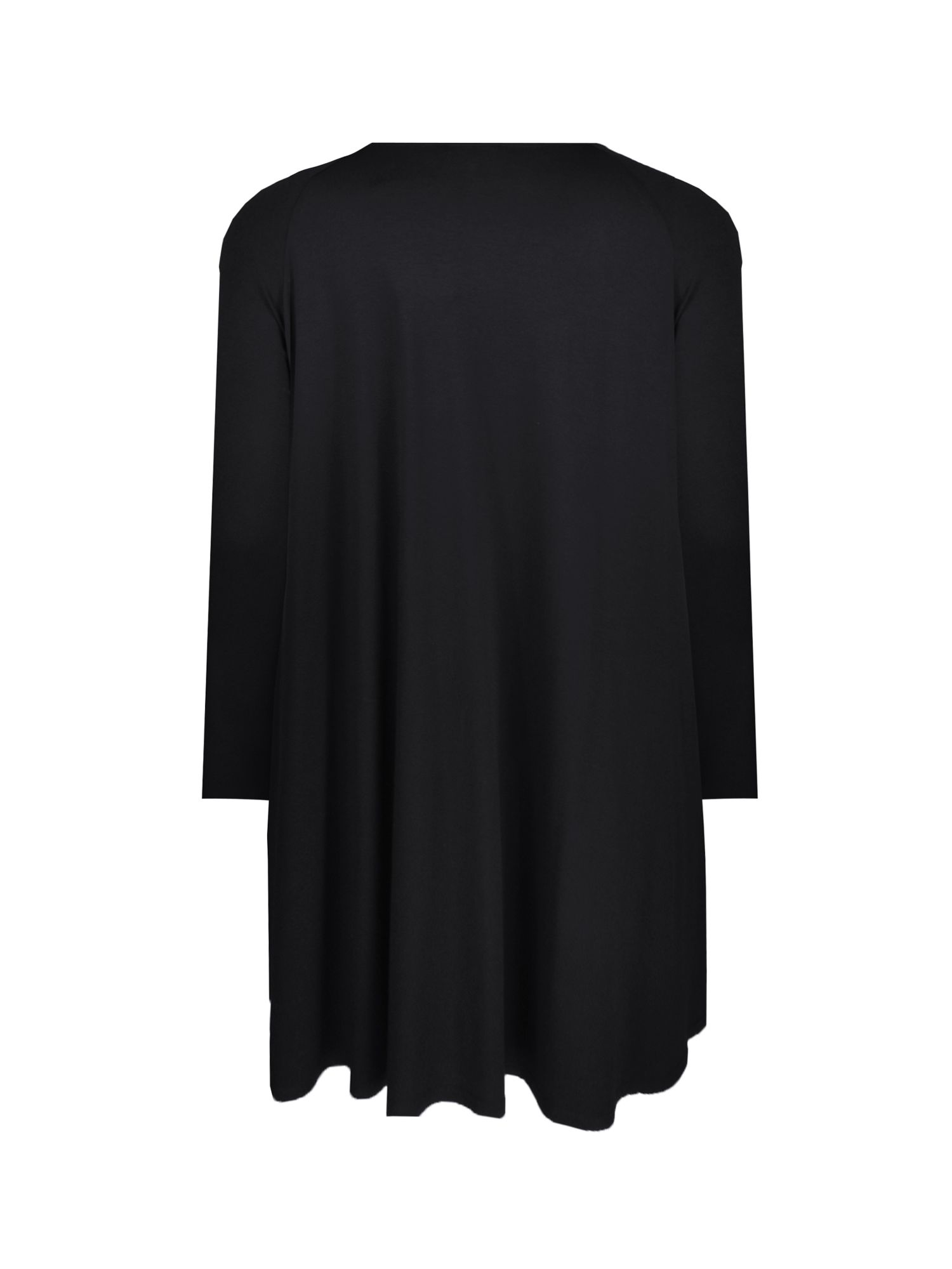 Live Unlimited Frill Tunic Top, Black