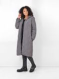 Live Unlimited Quilted Coat, Grey