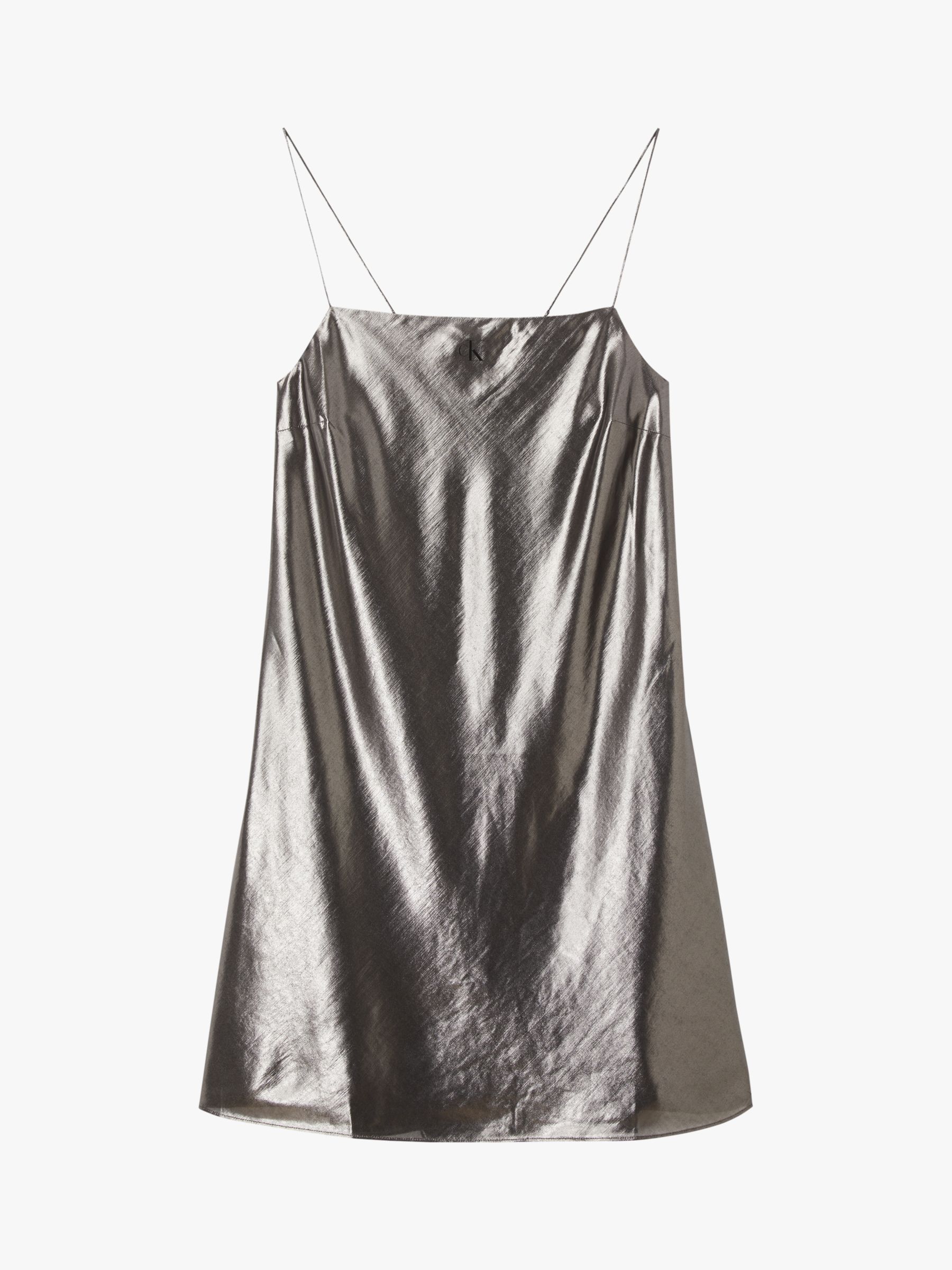 Calvin Klein Strappy Mini Dress, Gunmetal