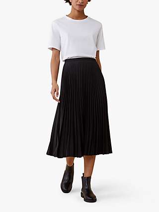 Finery Lottie Pleated Midi Skirt