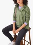 White Stuff Cowberry Hooded Lounge Top, Mid Green