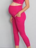 Natal Active Luxe Maternity 7/8 Leggings, Very Berry