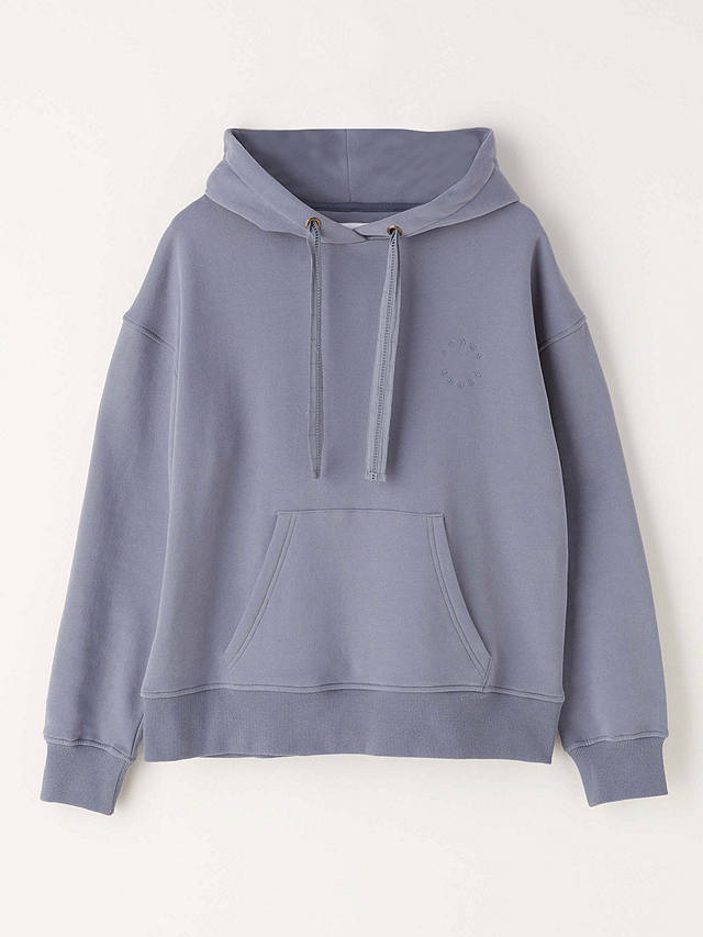 Truly Henley Organic Cotton Hoodie, Navy