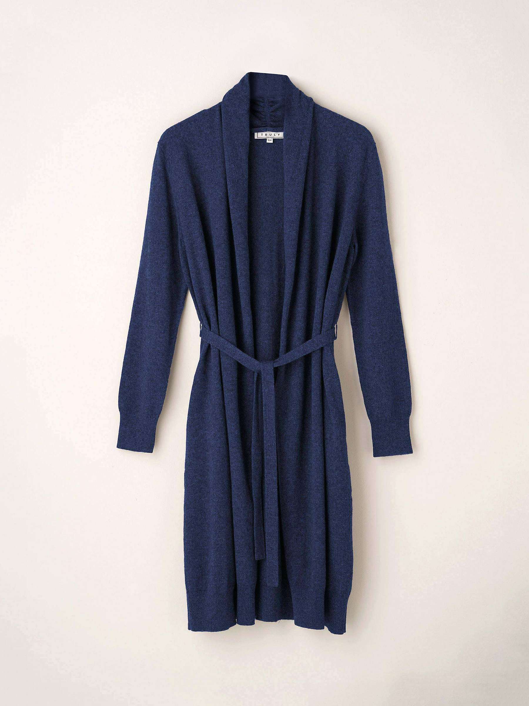 Truly Fine Knit Robe, Midnight at John Lewis & Partners