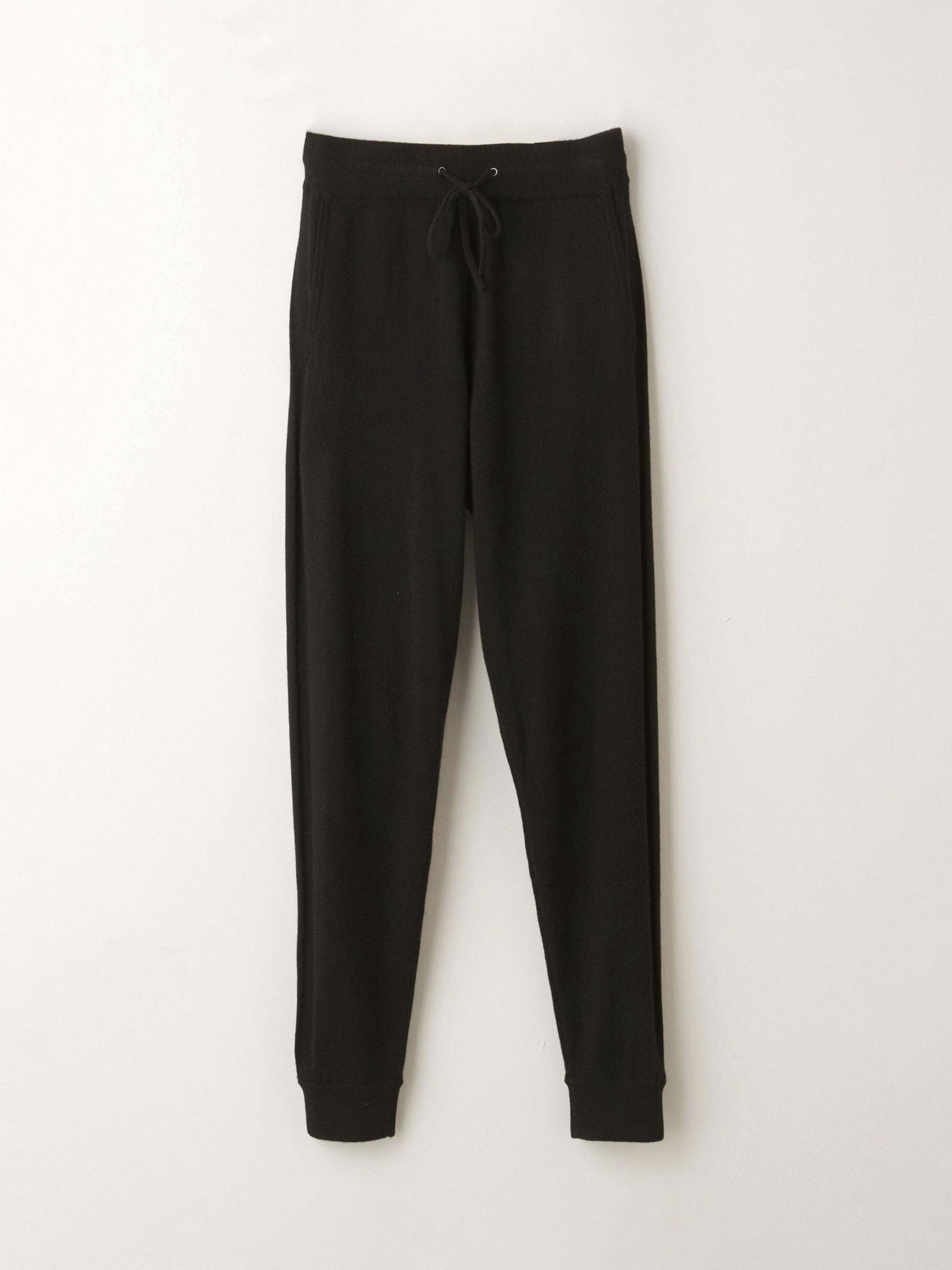 Truly Cashmere Joggers, Black at John Lewis & Partners