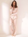 Truly Silk Satin Pyjama Set, Blush