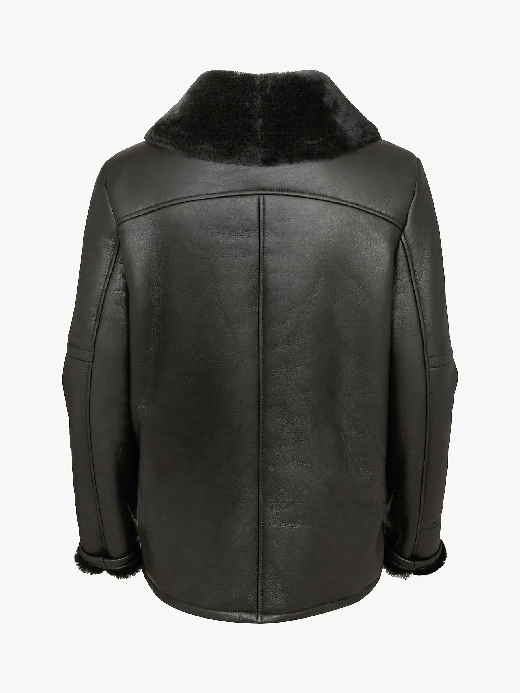 Buy Celtic & Co. Leather Aviator Jacket Online at johnlewis.com