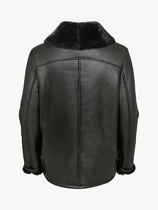 Celtic & Co. Leather Aviator Jacket