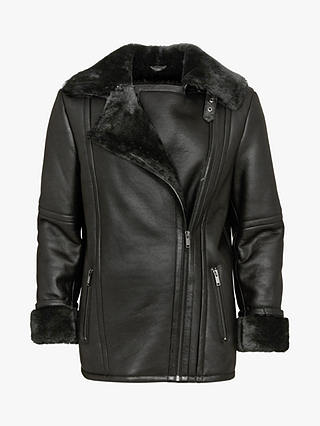Celtic & Co. Leather Aviator Jacket