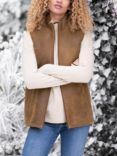 Celtic & Co. Sheepskin Gilet, Walnut