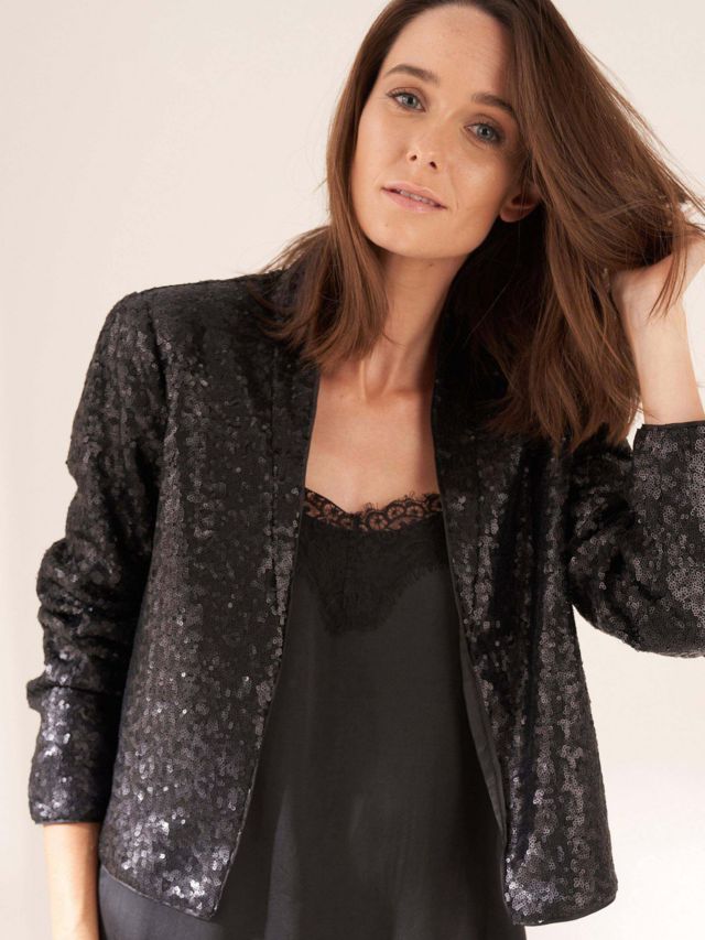 Sequin jacket hot sale