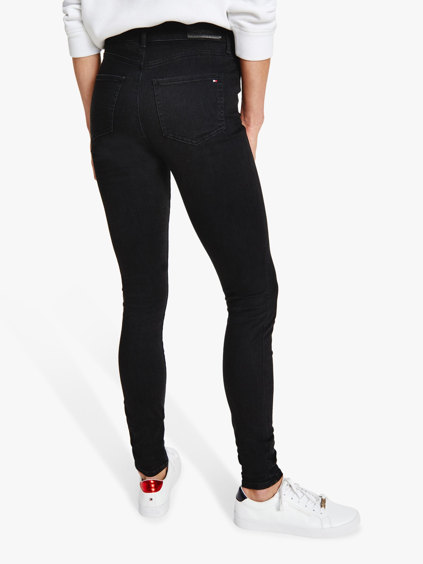 Tommy Hilfiger Harlem Skinny Jeans, Black, 25S