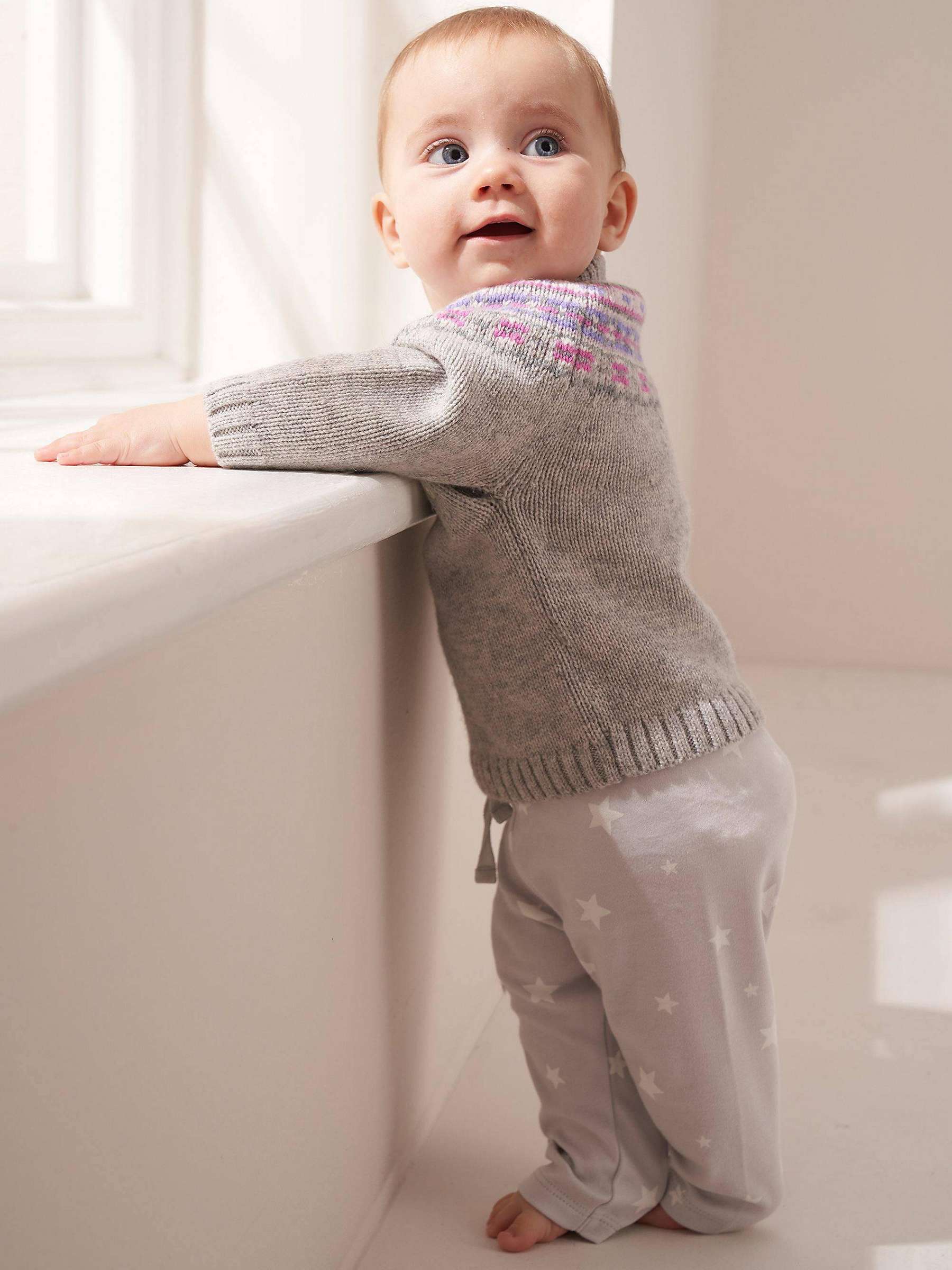 Buy Truly Baby Fair Isle Knit Cashmere Blend Jumper Online at johnlewis.com