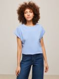 AND/OR Cotton Tank T-Shirt, Mid Blue