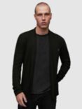 AllSaints Mode Merino Cardigan, Black