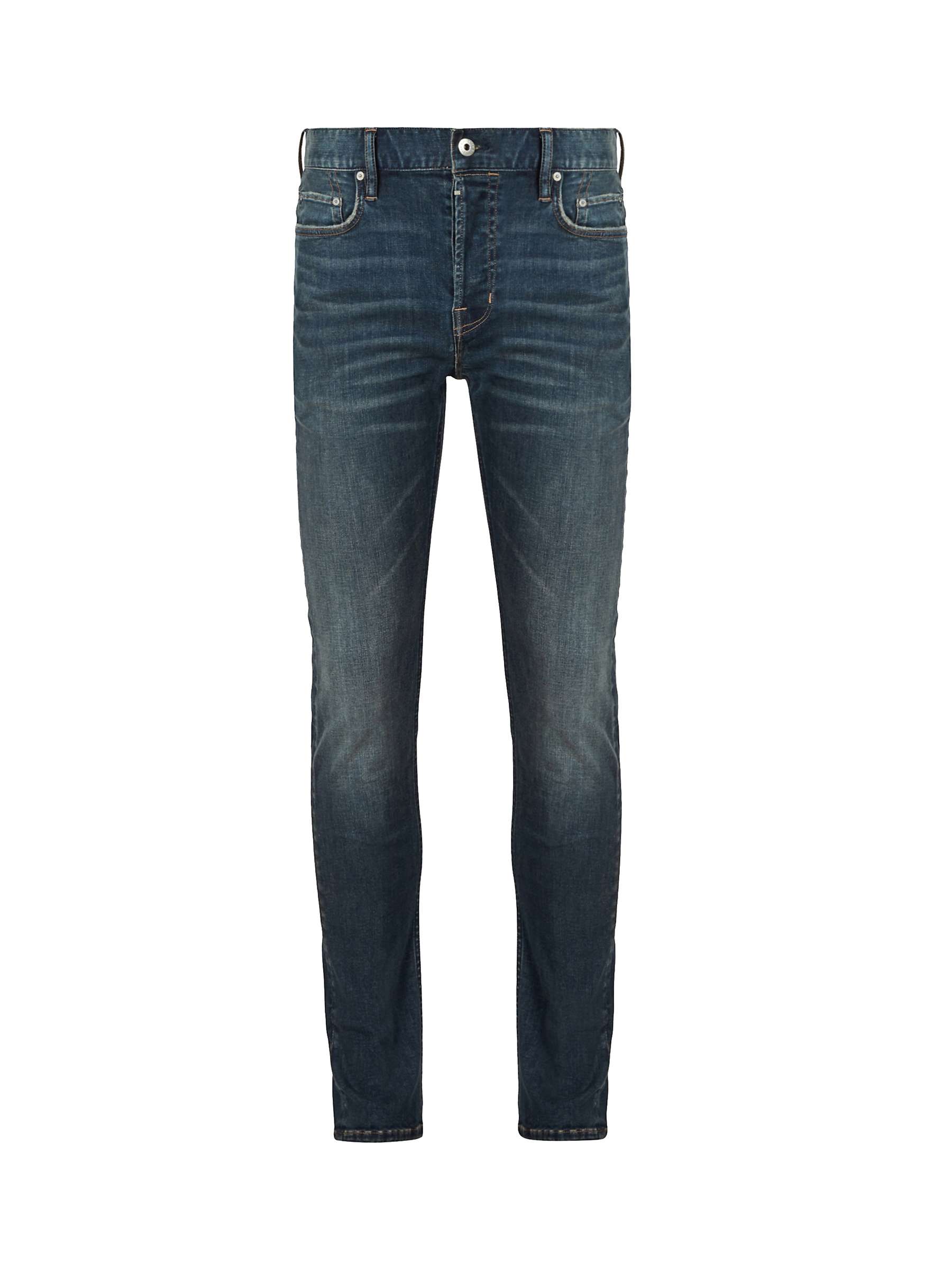AllSaints Ronnie Skinny Jeans, Indigo at John Lewis & Partners
