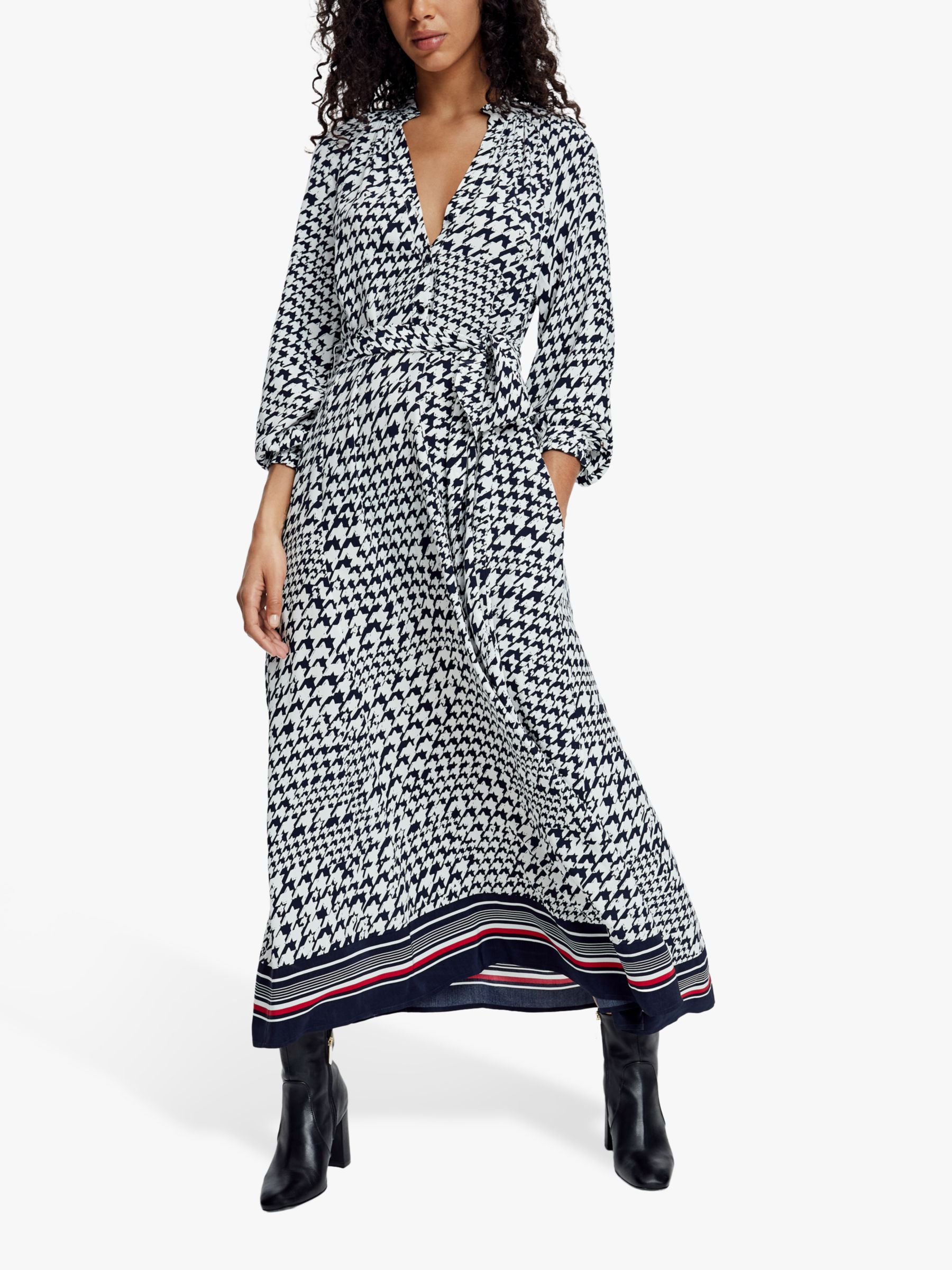Tommy Hilfiger Houndstooth Shift Maxi ...