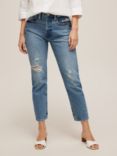 FRAME Le Original High Rise Cropped Jeans, Blue Jay