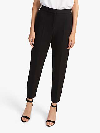 French Connection Fino Glass Stretch Slim Trousers, Black