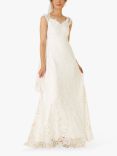 Monsoon Lace Maxi Wedding Dress, Ivory