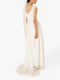 Monsoon Lace Maxi Wedding Dress, Ivory