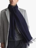 Reiss Picton Lambswool Cashmere Blend Scarf