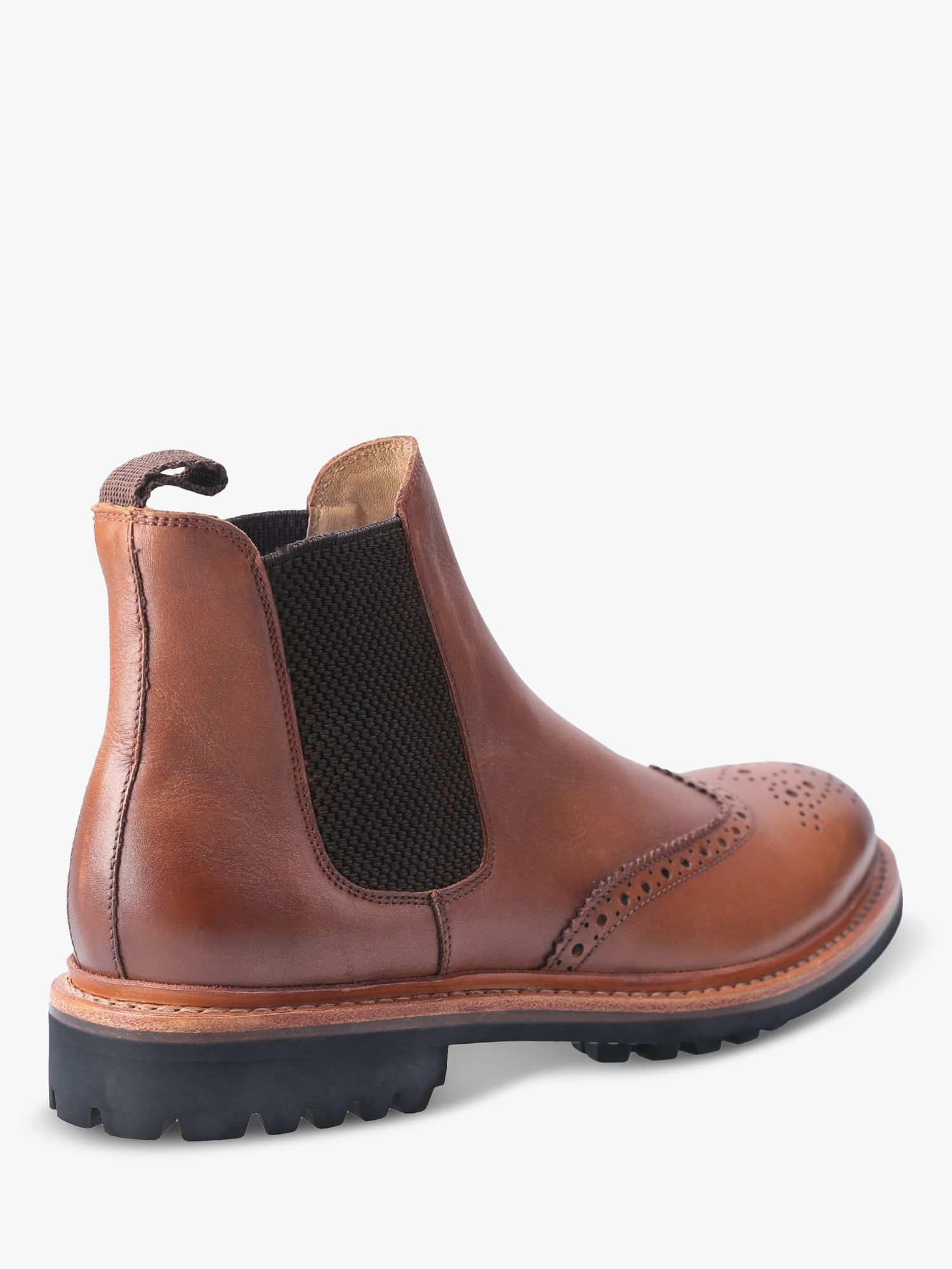 Cotswold Rissington Commando Goodyear Welt Chelsea Boots, Brown at John ...
