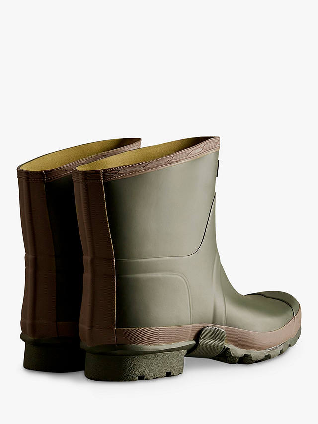 Hunter Gardener Short Wellington Boots, Dark Olive