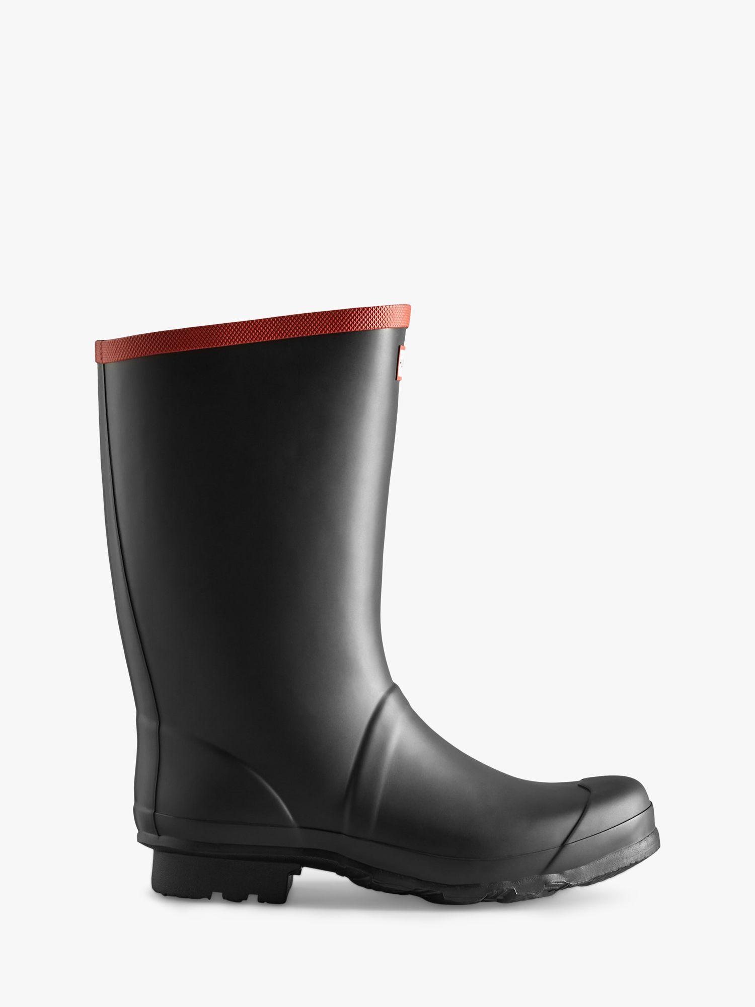 Hunter Argyll Short Knee Wellington Boots, Black, 11