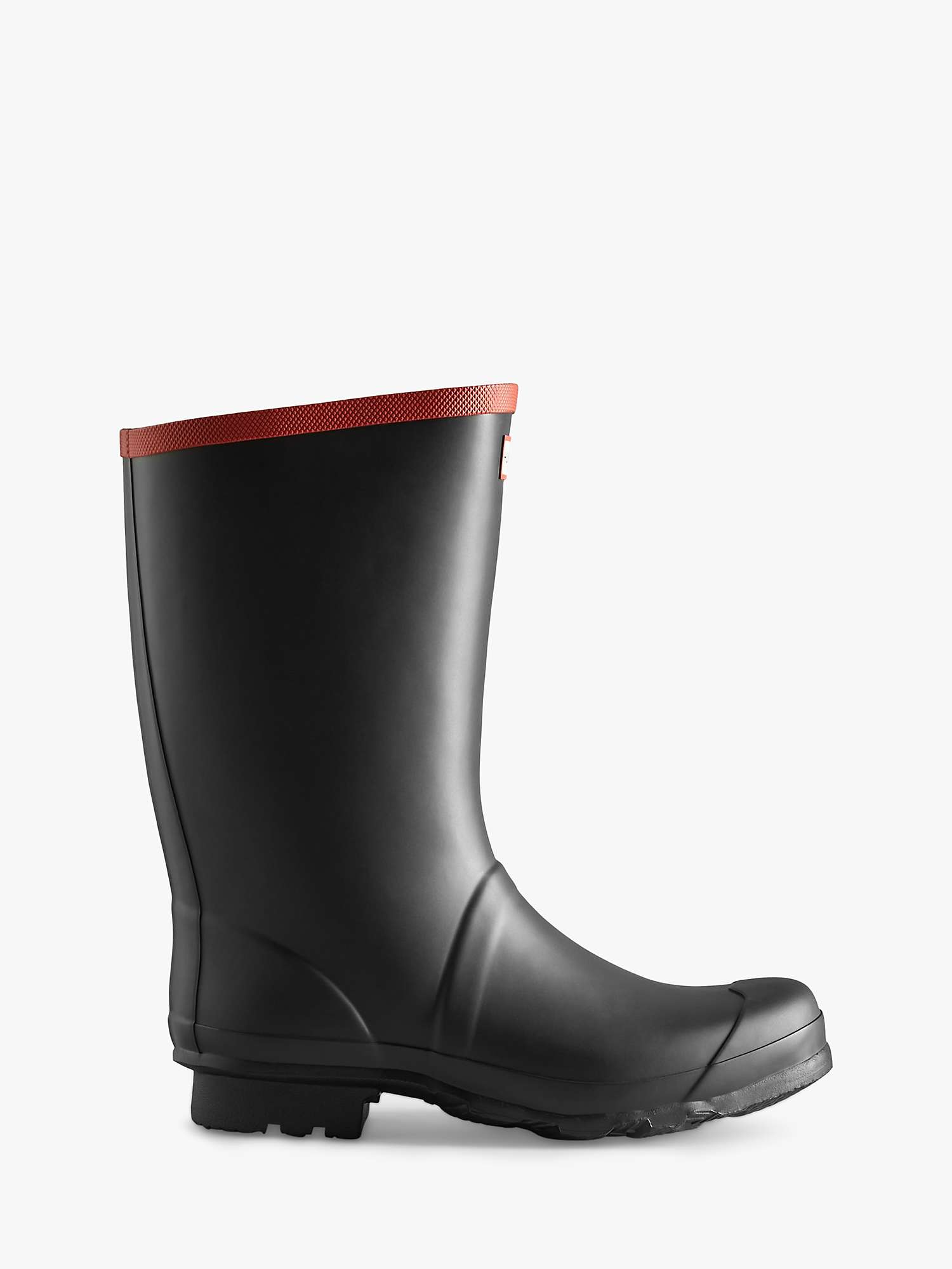 Buy Hunter Argyll Short Knee Wellington Boots, Black Online at johnlewis.com