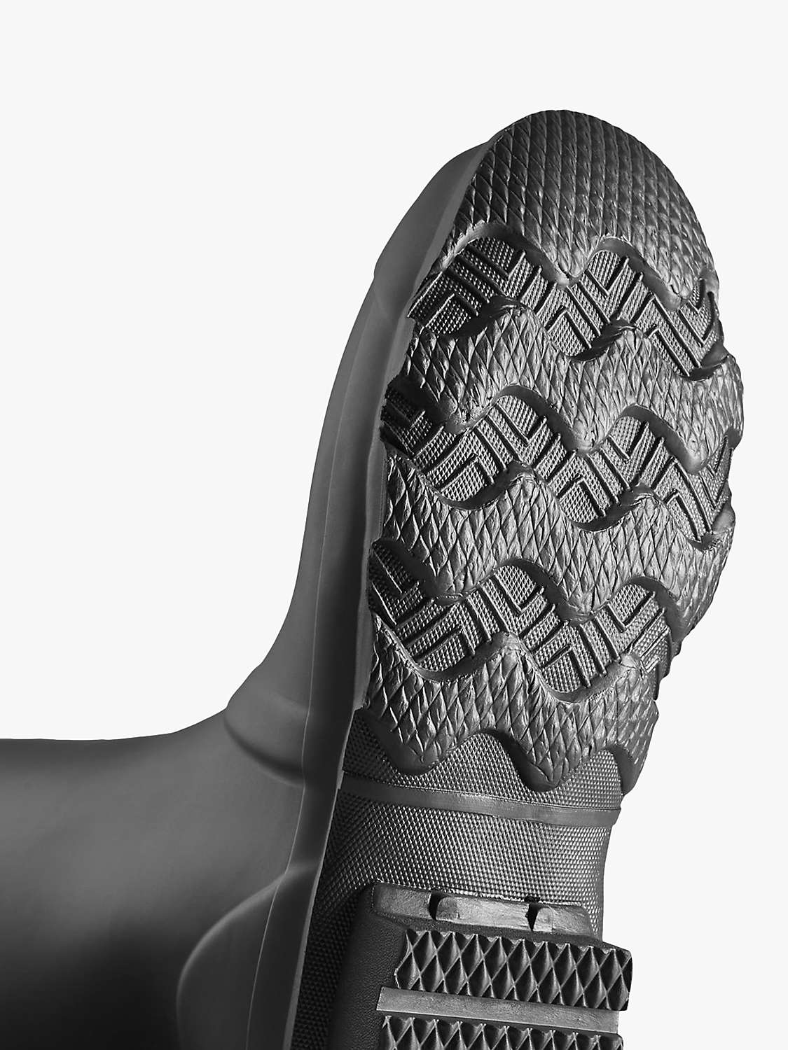 Buy Hunter Argyll Short Knee Wellington Boots, Black Online at johnlewis.com