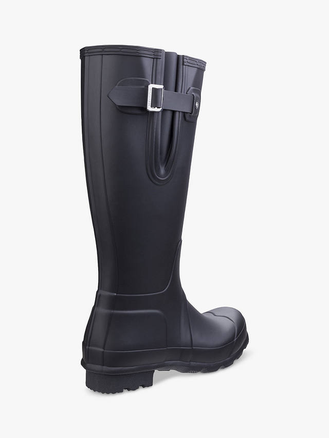 Hunter Original Tall Side Adjustable Wellington Boots, Black