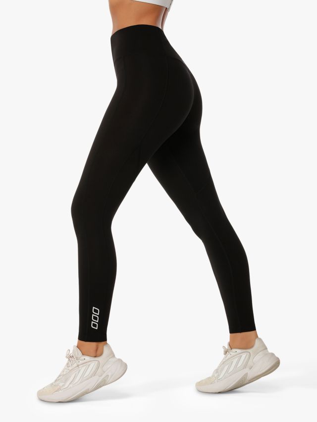 Lorna Jane New Booty Support Full Length Gym Leggings, Black, XS