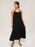 Seafolly Soleil Plain Maxi Sun Dress, Black