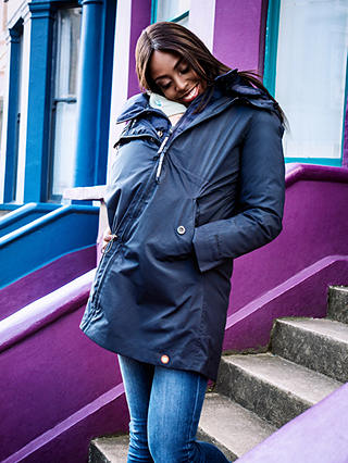Wombat & Co Kowari Babywearing Maternity Jacket, Navy
