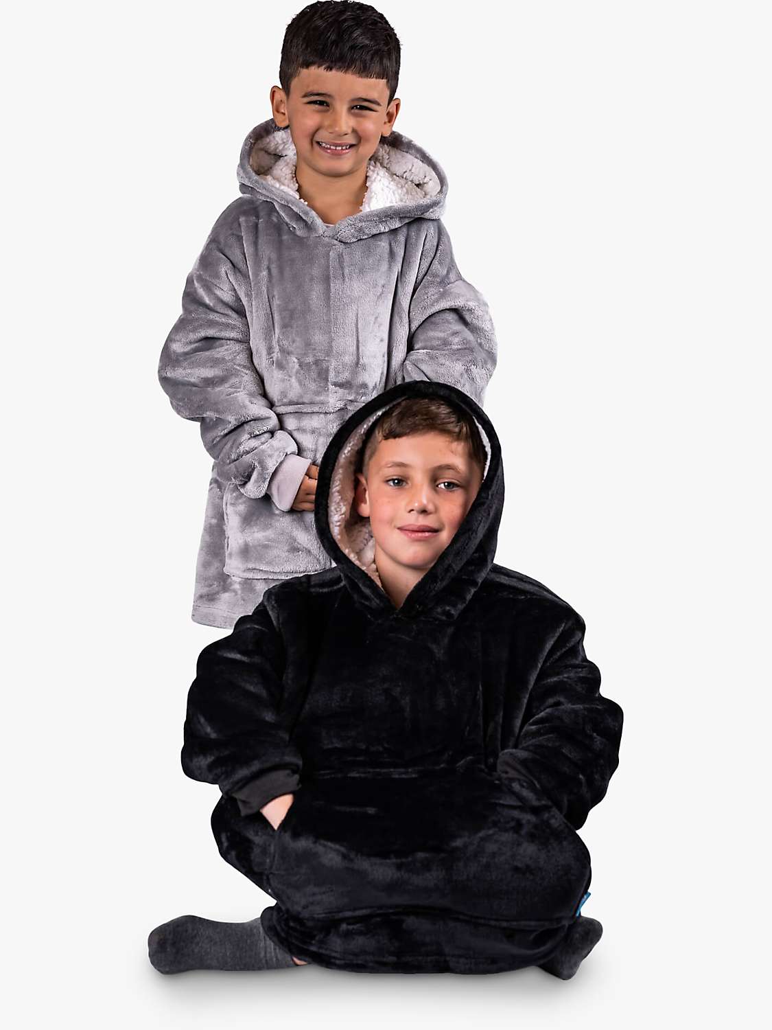 Buy Ony Kids' Sherpa Fleece Large Hooded Blanket Online at johnlewis.com
