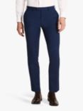 Moss 1851 Performance Tailored Fit Suit Trousers, Royal Blue