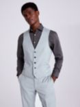 Moss 1851 Tailored Fit Stretch Waistcoat, Grey
