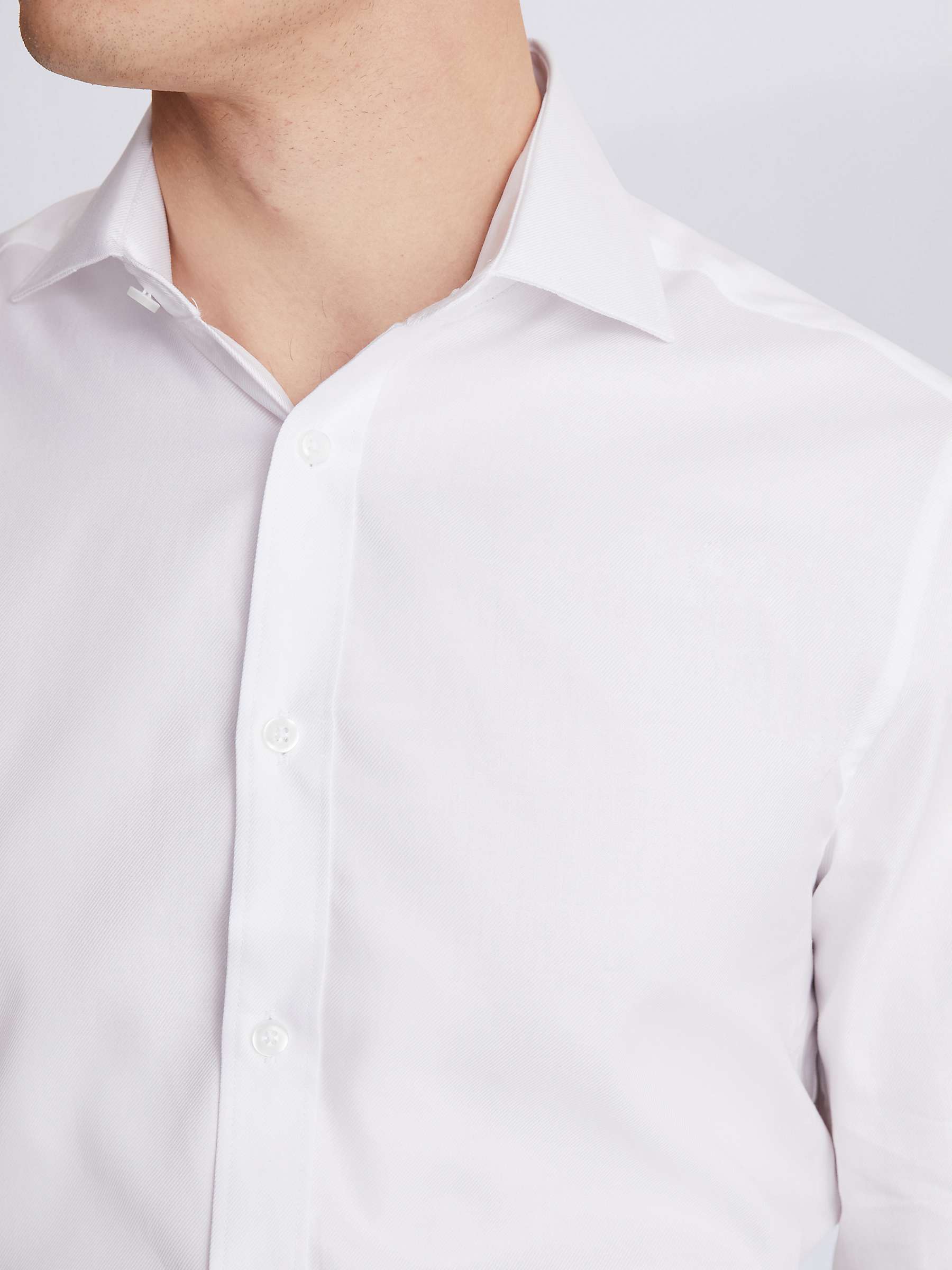 Buy Moss Twill Tailored Fit Shirt Online at johnlewis.com