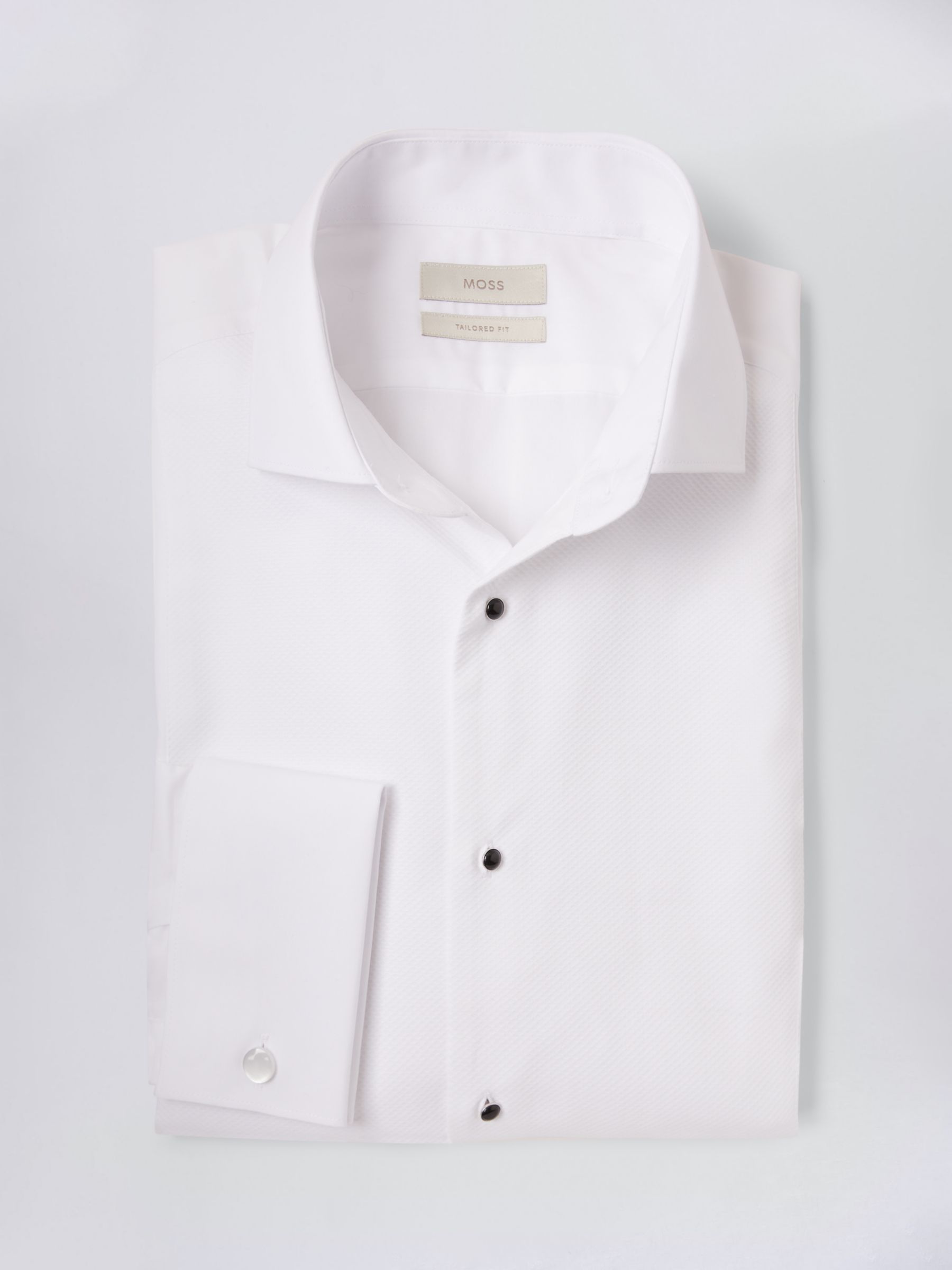 Moss Marcella Classic Collar Dress Shirt, White, 14