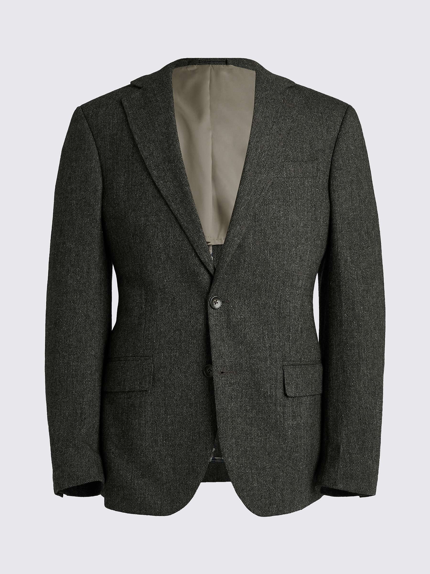 Buy Moss Tailored Fit Herringbone Jacket Online at johnlewis.com