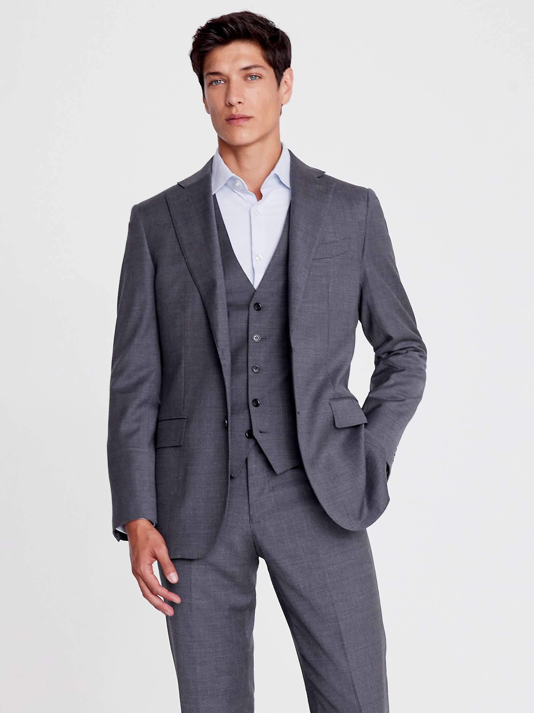 Buy Moss Tailored Fit Twill Suit Jacket Online at johnlewis.com