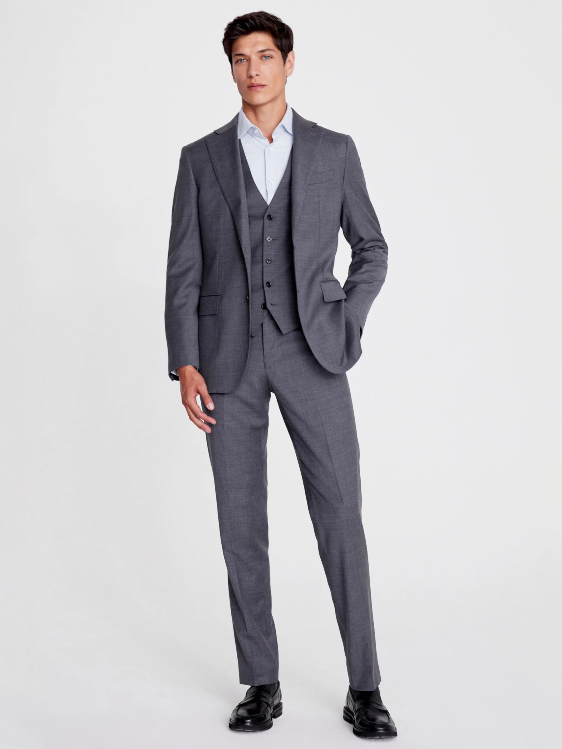 Grey tailored jacket sale