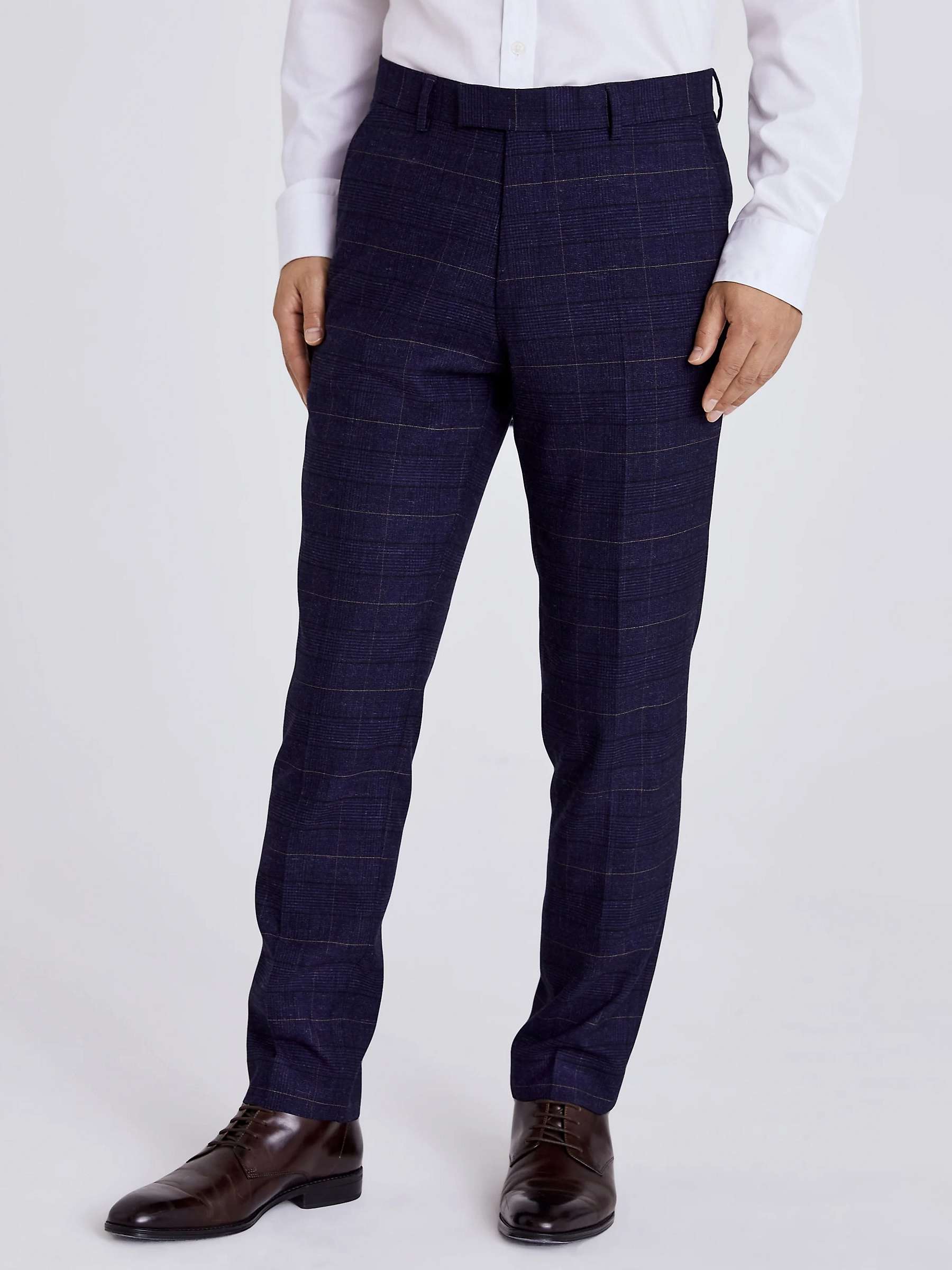 Buy Moss Tailored Check Suit Trousers Online at johnlewis.com