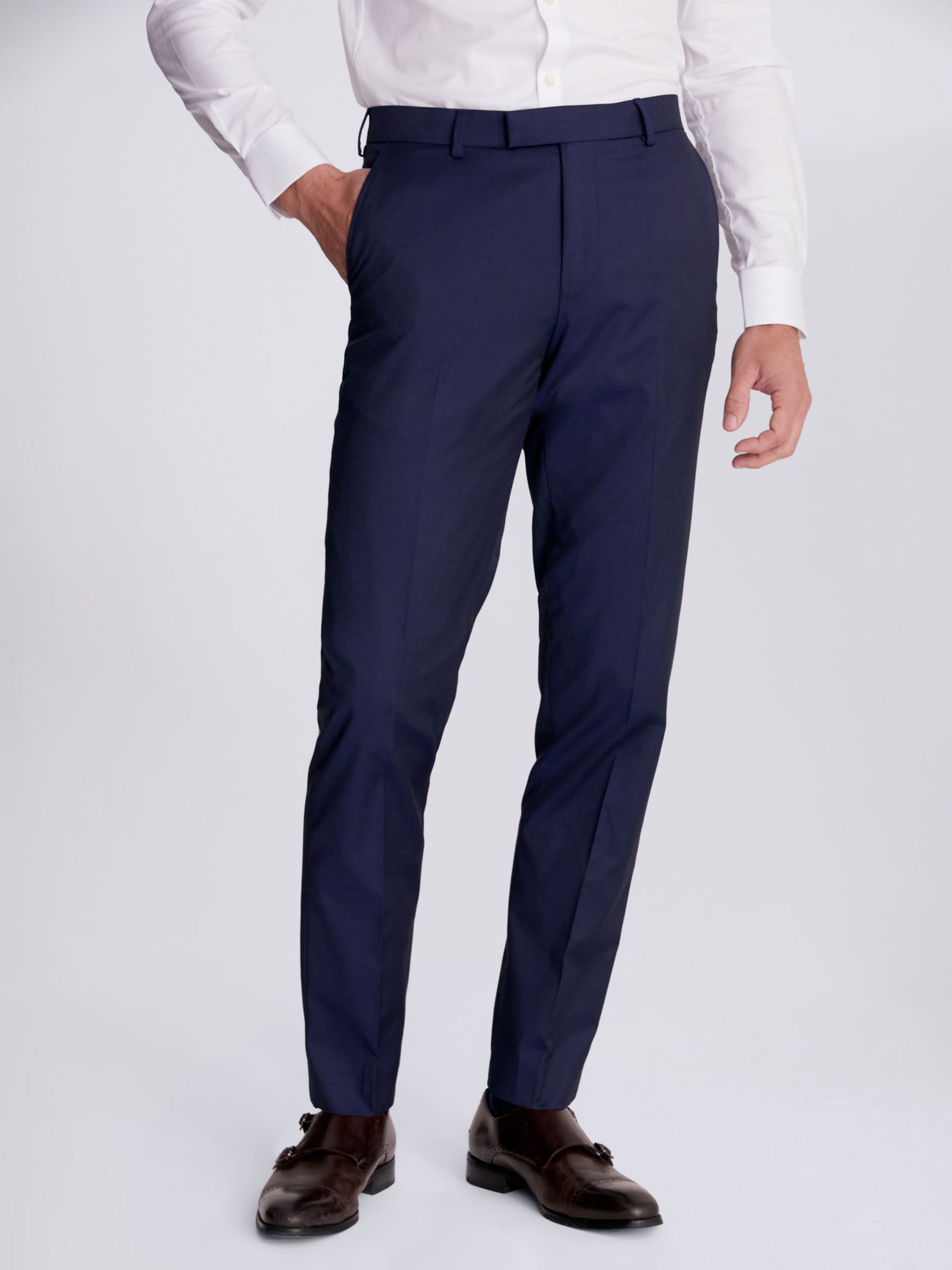 Moss Tailored Stretch Trousers, Ink, 30S
