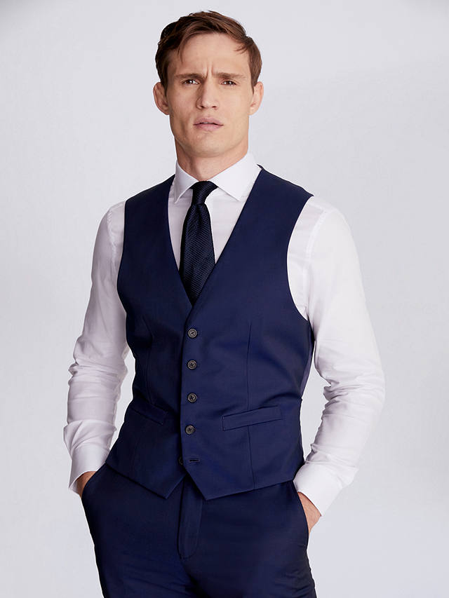 Moss Tailored Stretch Waistcoat, Ink