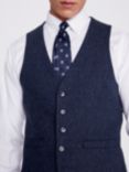 Moss Slim Donegal Tweed Waistcoat